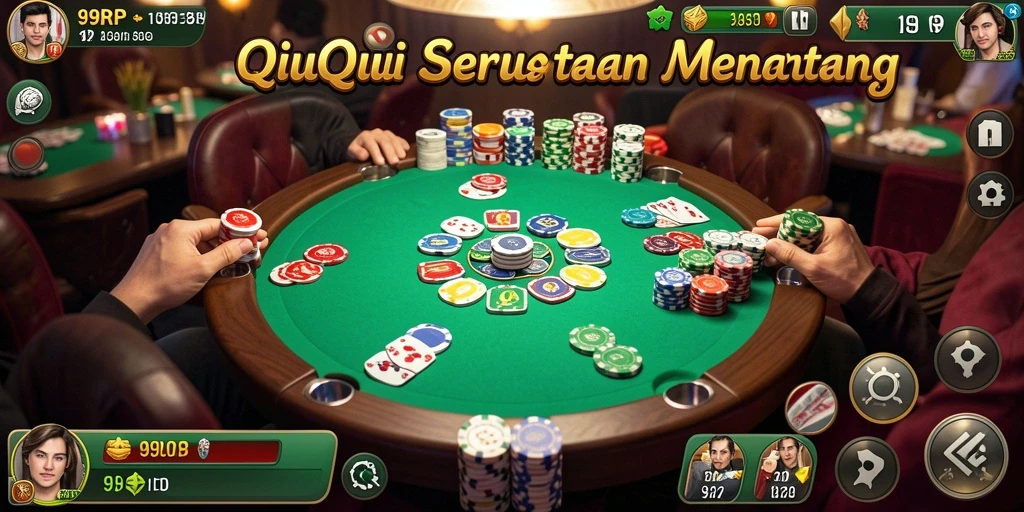 Tampilan menarik dari gameplay QiuQiu di 99RP.