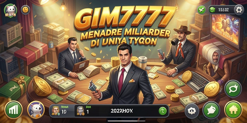 Tampilan gameplay GIM777 yang menarik dalam dunia Tycoon.