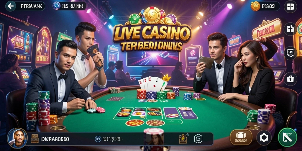 Gameplay seru dengan dealer langsung dalam PT89 Live Casino.