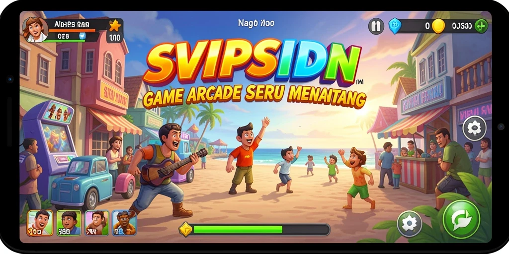 Tampilan gameplay seru dan menantang dari SVIPSIDN.